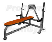 Скамья для жима лежа со страховочными упорами и упором для партнера ProfiGym СК-0050-H Скамья для жима лежа со страховочными упорами и упором для партнера ProfiGym СК-0050-H
