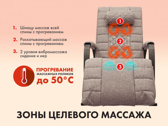 Массажное кресло Fujimo SOHO DELUXE F2000 TCFA Капучино (TONY3) Массажное кресло Fujimo SOHO DELUXE F2000 TCFA Капучино (TONY3)